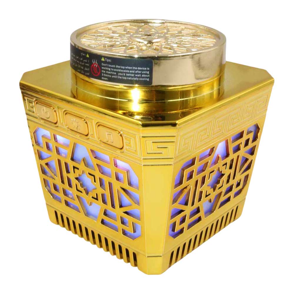 Electric Oud and Bakhoor Burner with Speaker, App Control, and Color Light - SQ-005